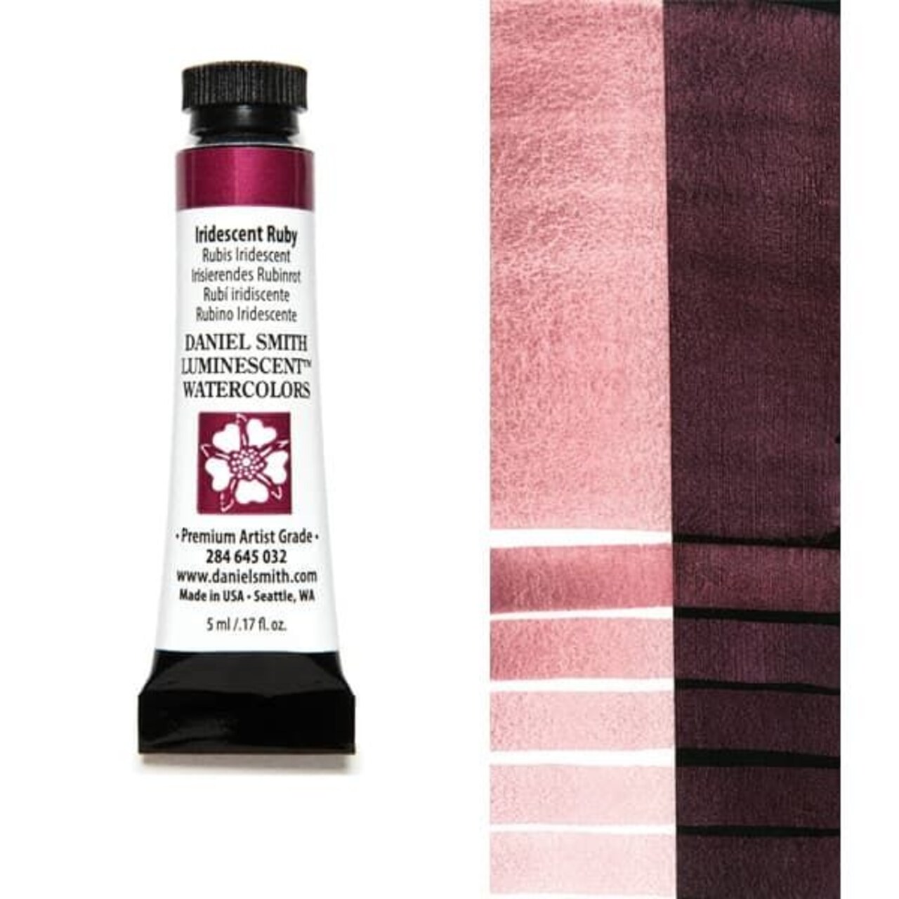 Daniel Smith Extra Fine Watercolors - Iridescent Ruby, 5 ml Tube